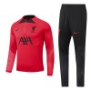 Liverpool Quarter Zip Sweat d'Entraînement 22-23 Rouge Pour Enfant